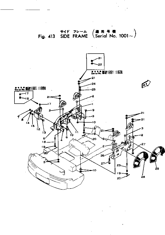 Болт 21-520660-01 Komatsu
