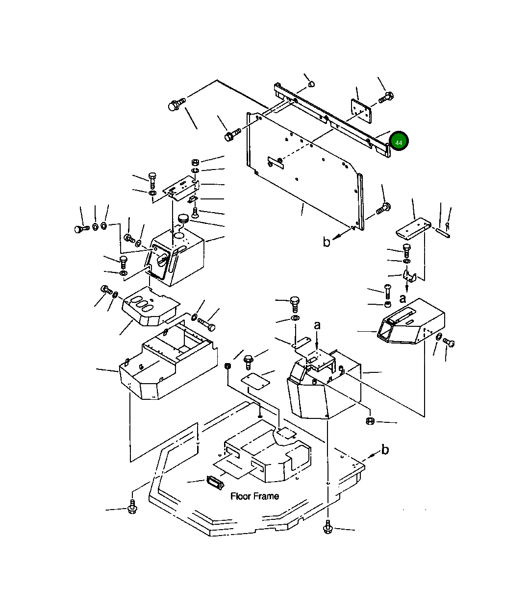 Крышка 419-54-13461 Komatsu