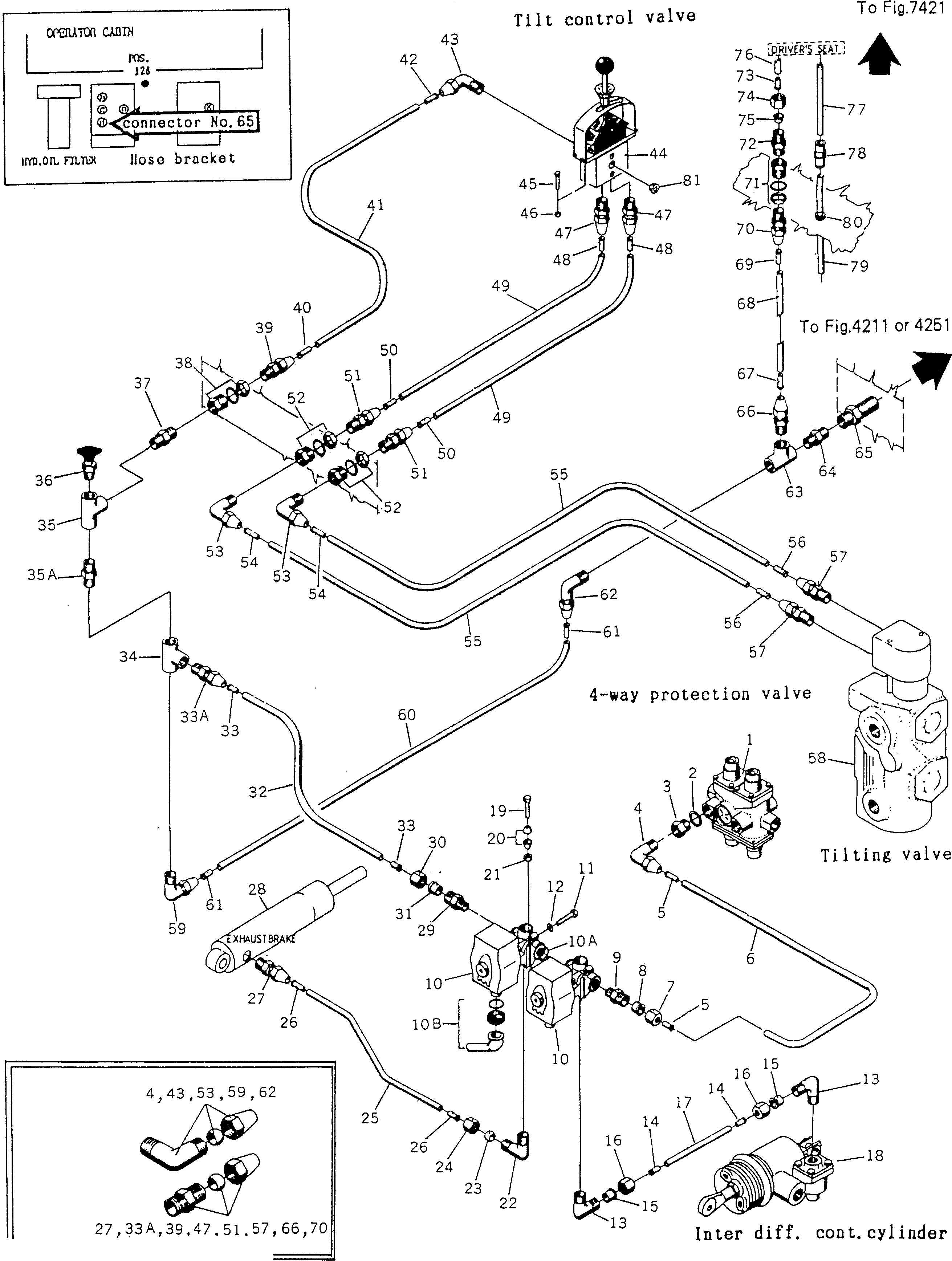 Кольцо уплотнительное (O-Ring) BW054413 Komatsu