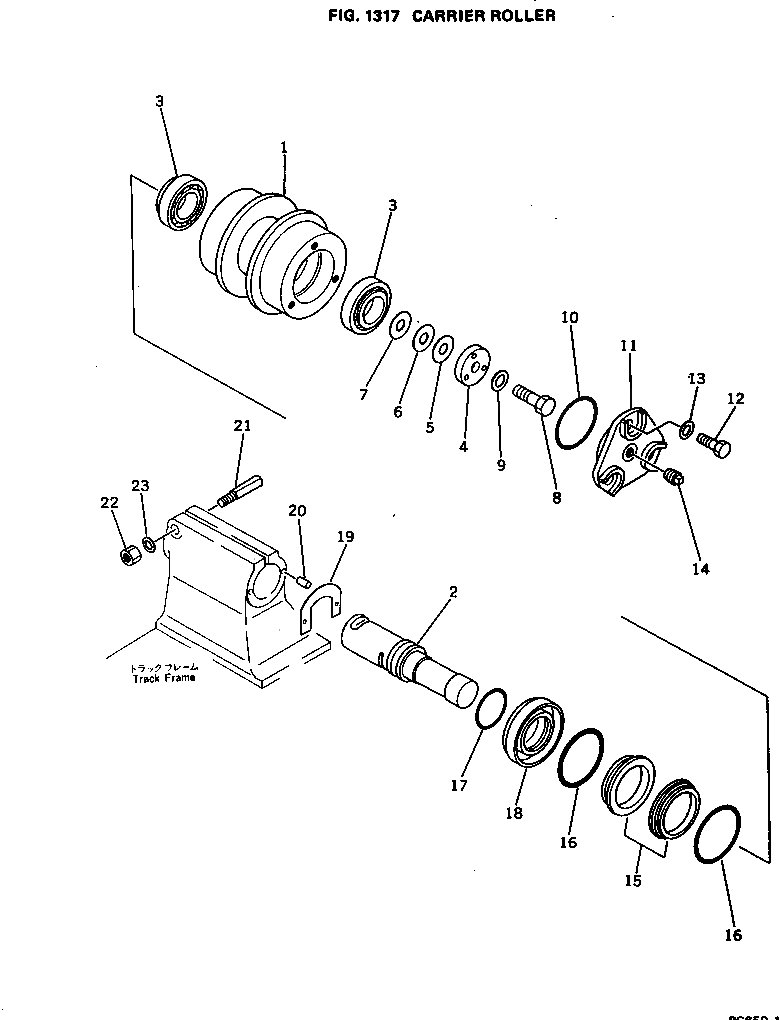 Болт 209-30-13180  Komatsu