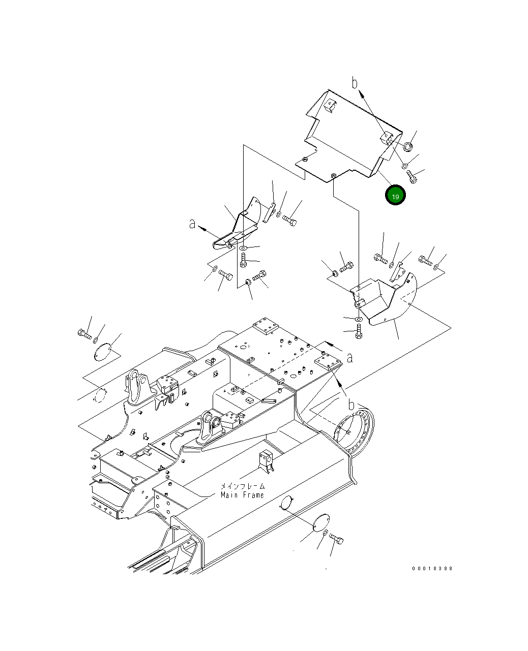 Крышка 11Y-30-23310 Komatsu