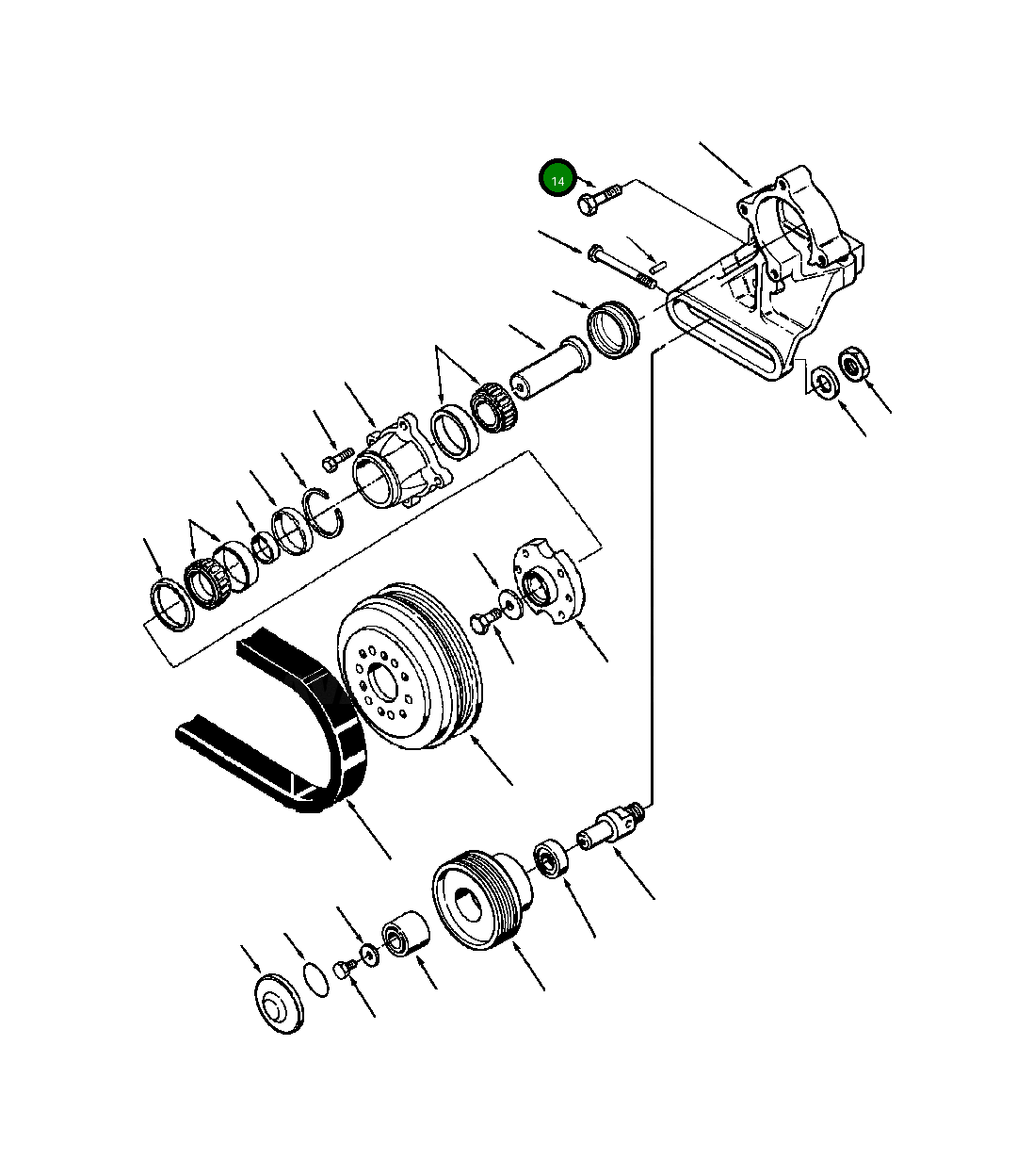 Болт 1246 270 H1 Komatsu