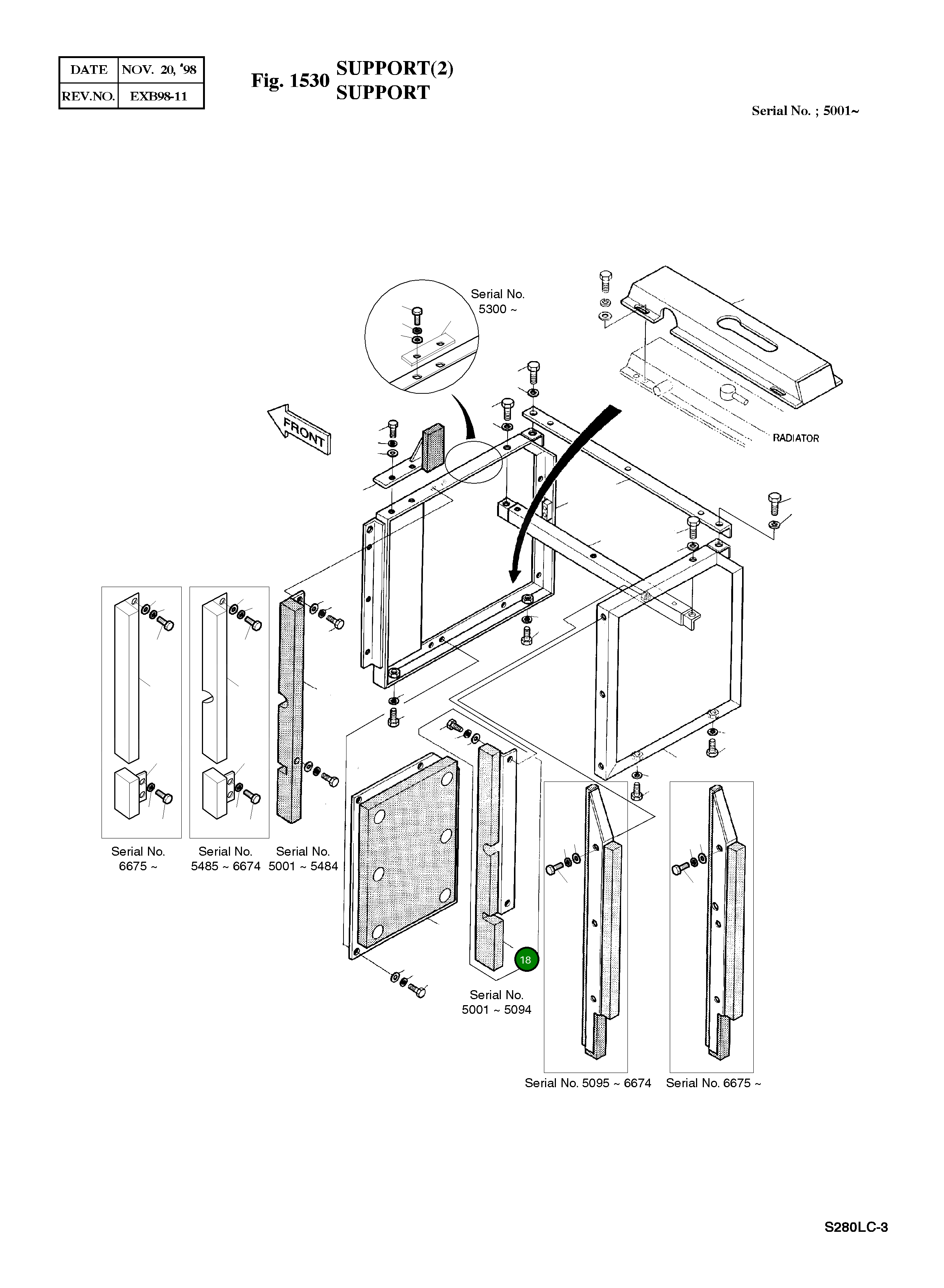 Крышка 2621-2822C Komatsu