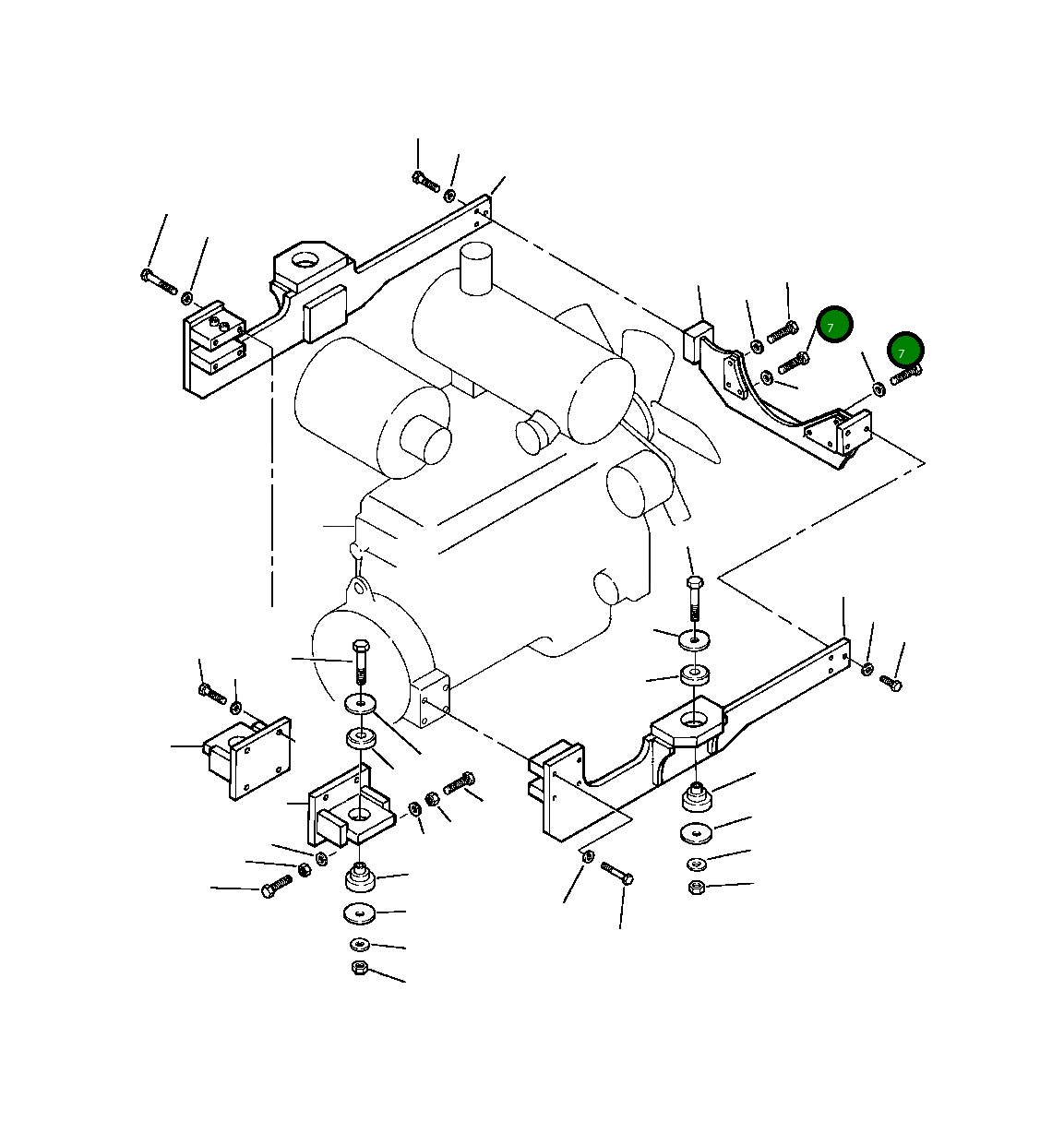 Болт 01016-51015 Komatsu