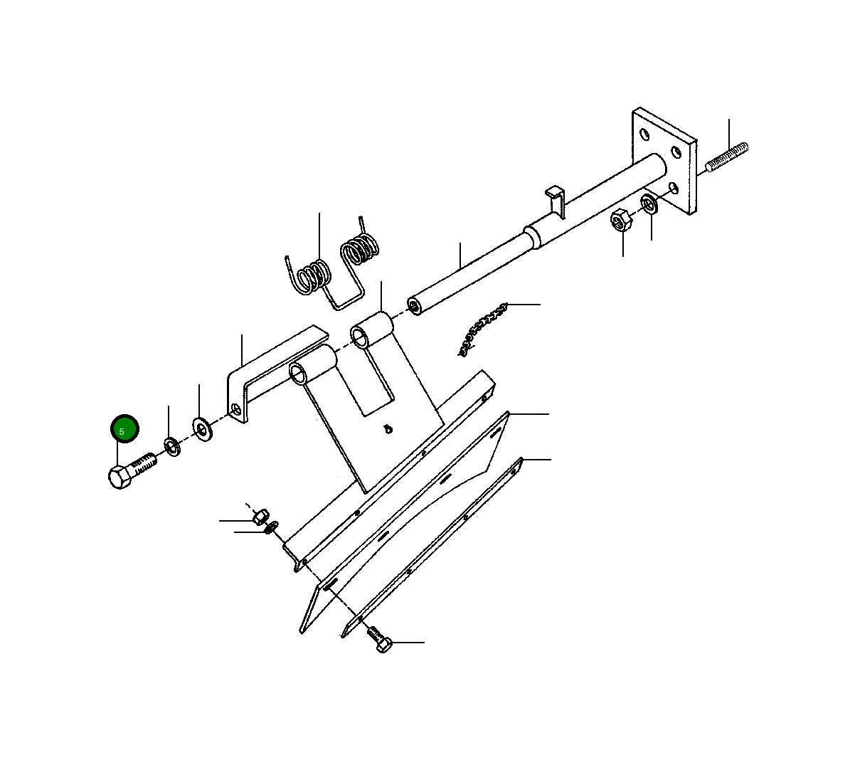 Болт 44 848 Komatsu