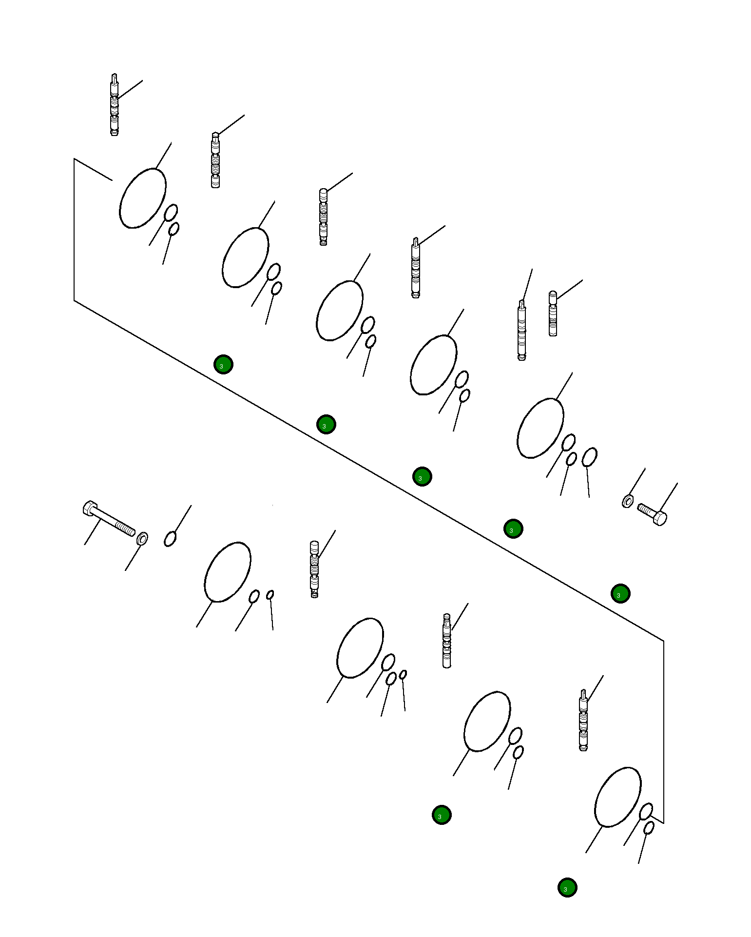 Кольцо уплотнительное (O-Ring) 890001567 Komatsu