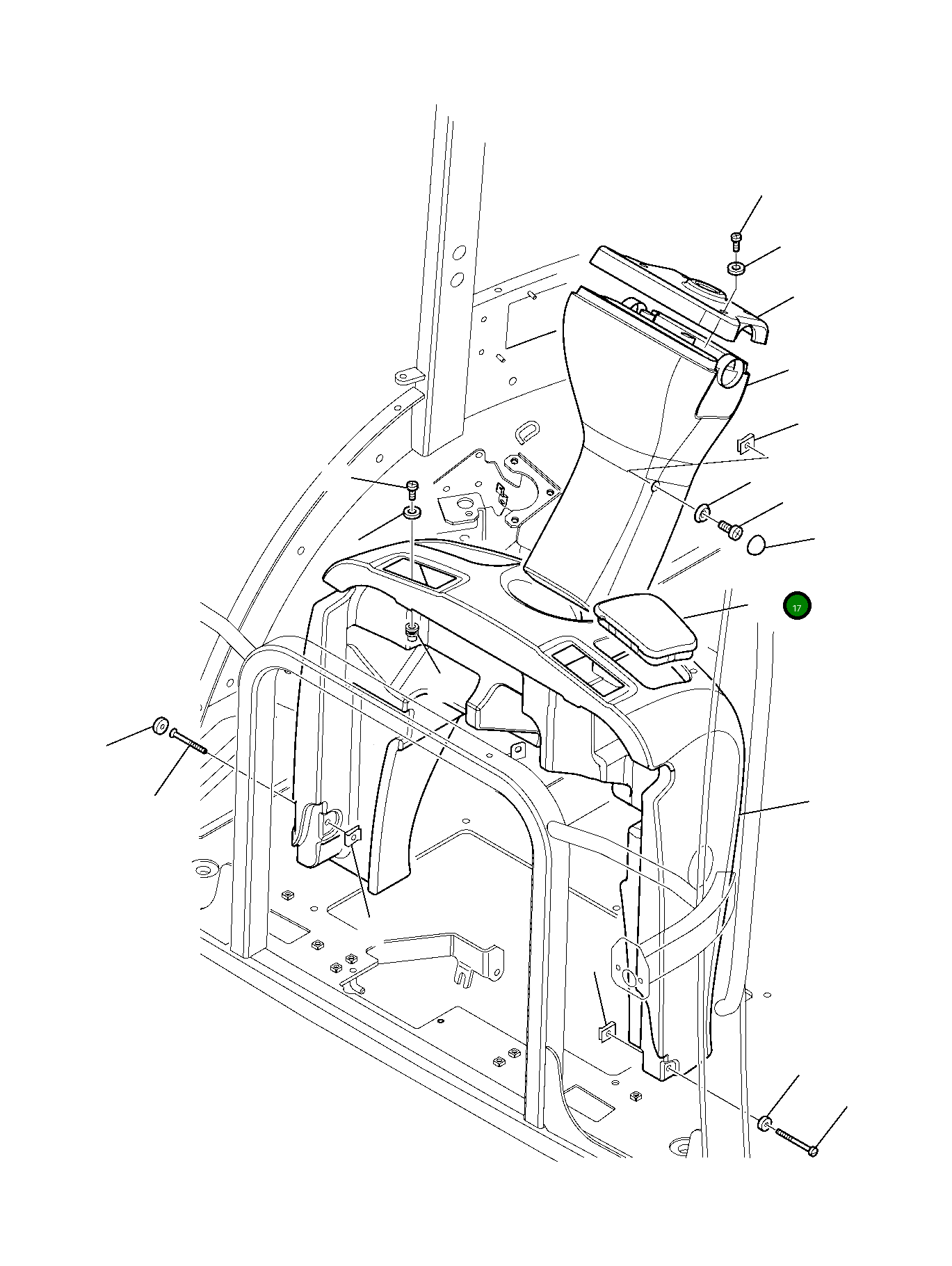 Крышка 42N-54-14680  Komatsu