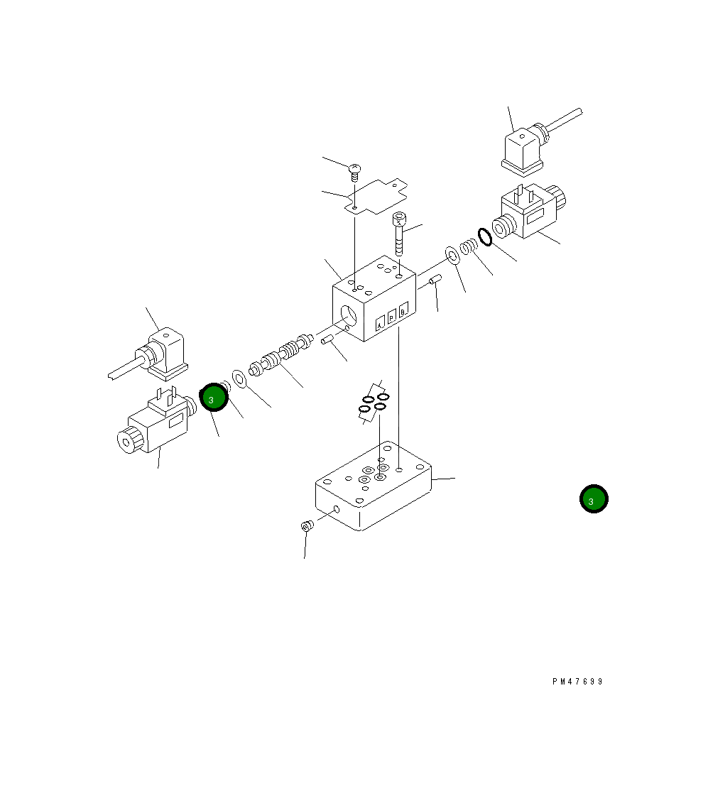 Болт 01011-31685 Komatsu
