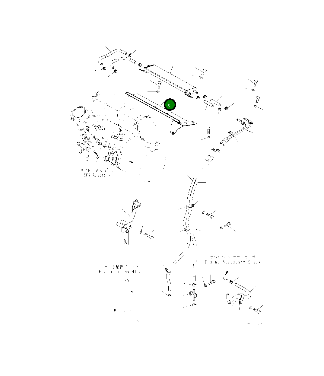 Крышка 418-02-61450 Komatsu