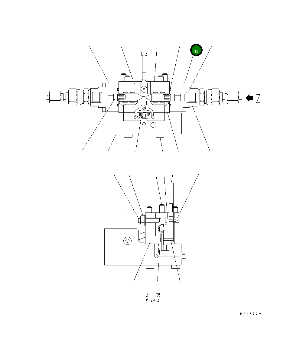 Болт UC1301505001 Komatsu