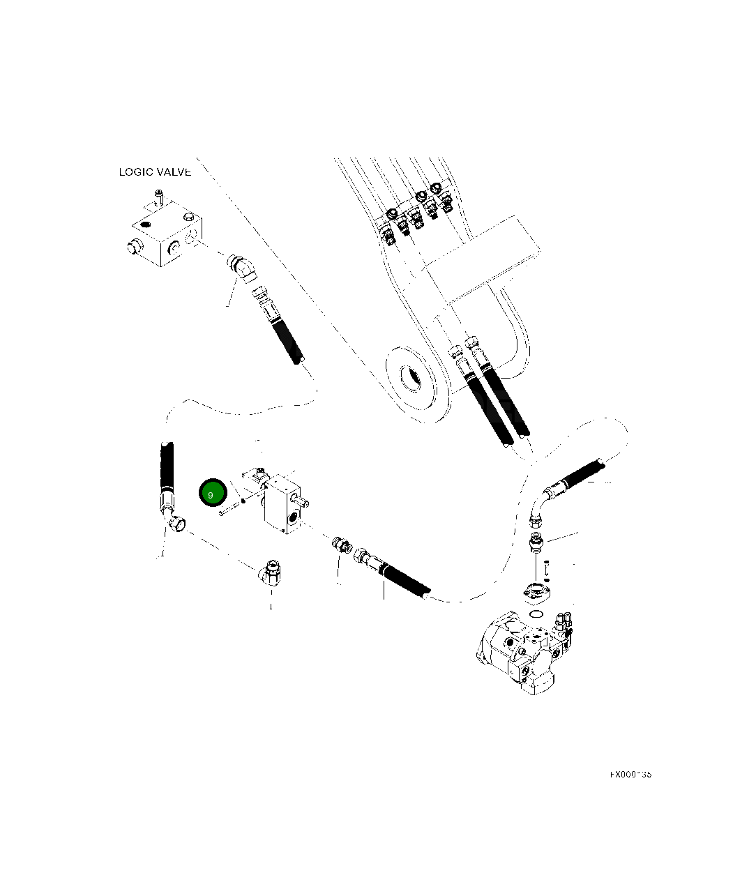 Болт 10824KF Komatsu