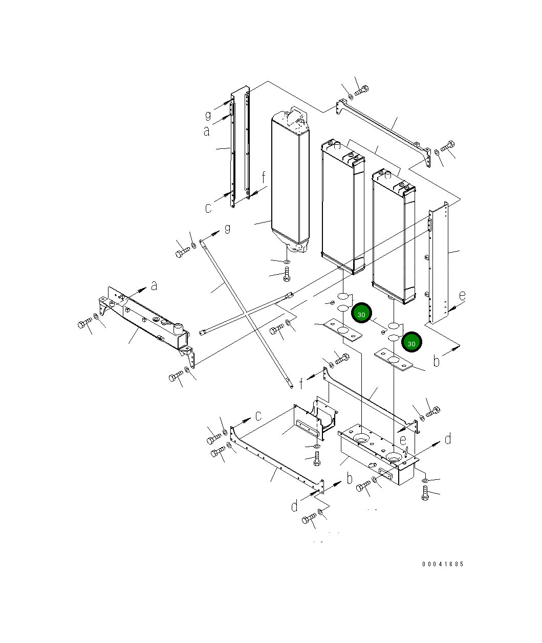 Кольцо уплотнительное (O-Ring) 17A-03-41220  Komatsu