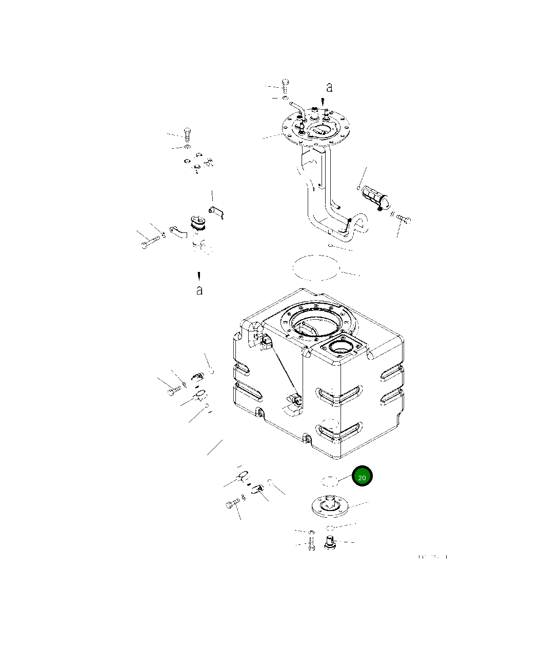 Кольцо уплотнительное (O-Ring) 208-01-21450 Komatsu