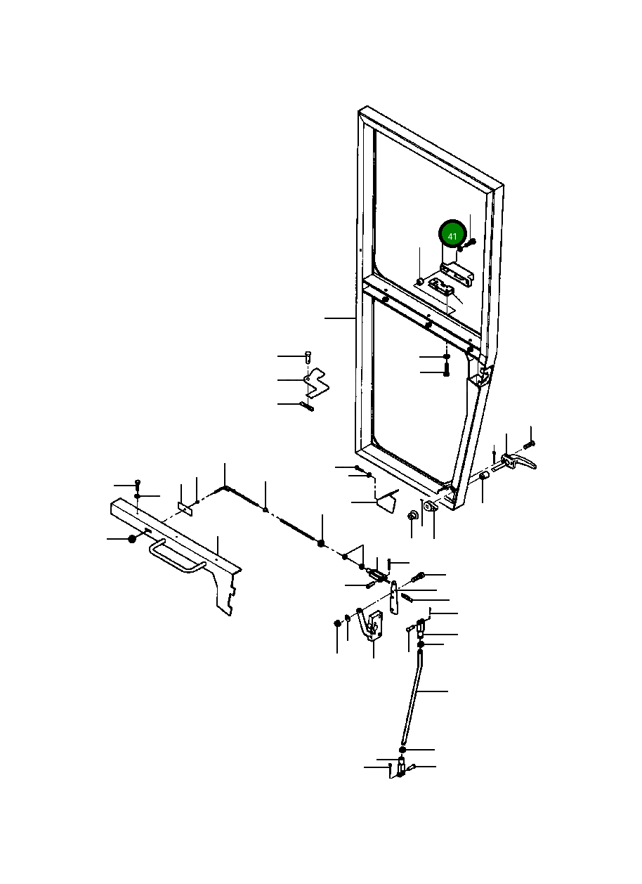Крышка 1434 876 H1 Komatsu