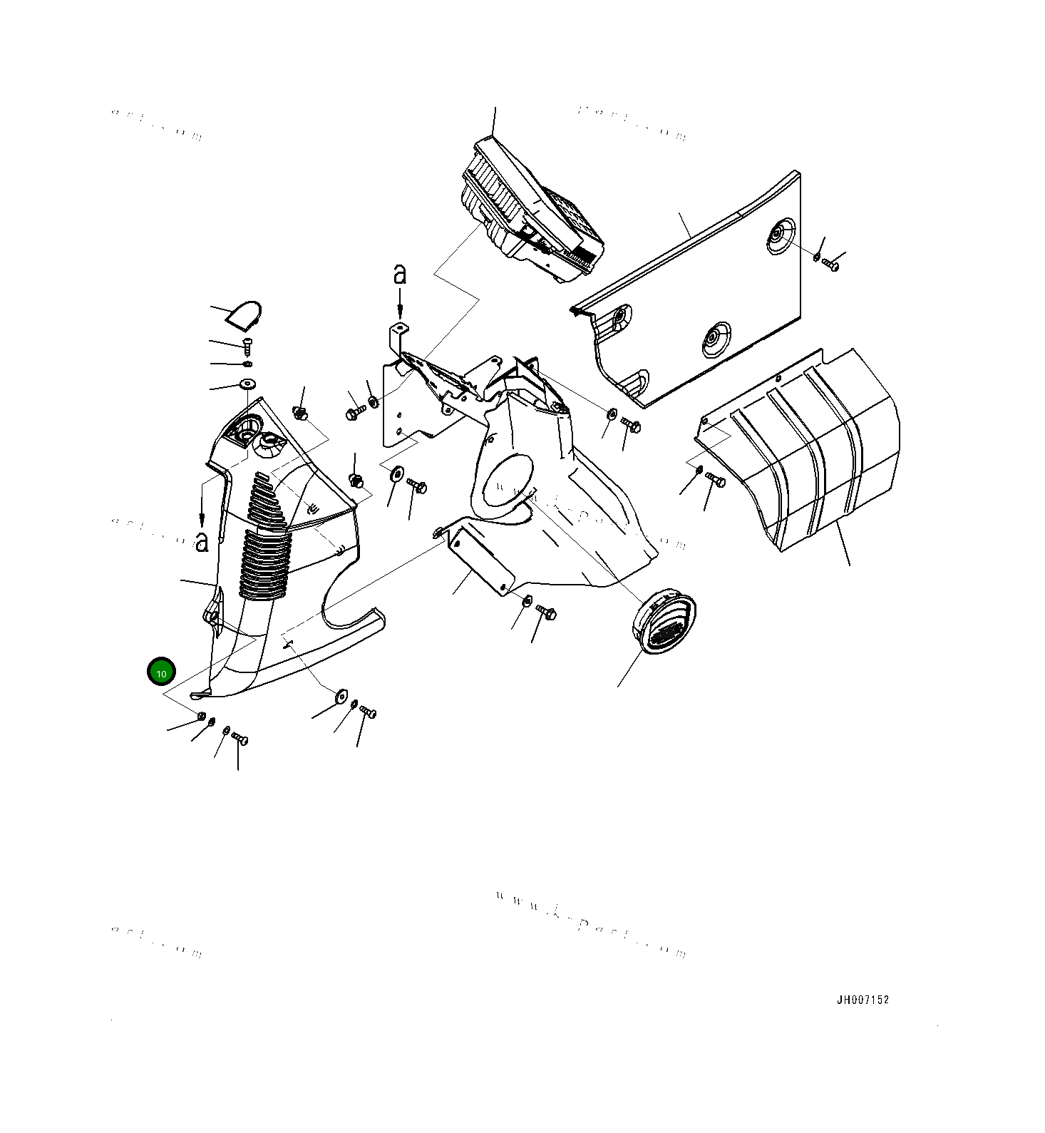 Крышка 20Y5312122 Komatsu