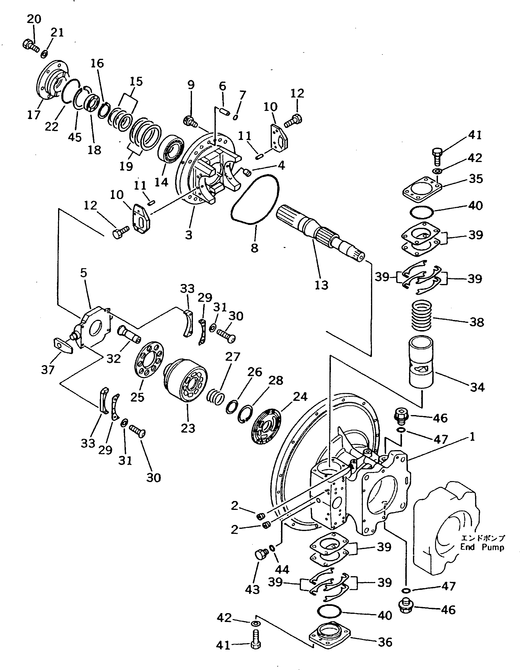 Болт 01010-80816  Komatsu