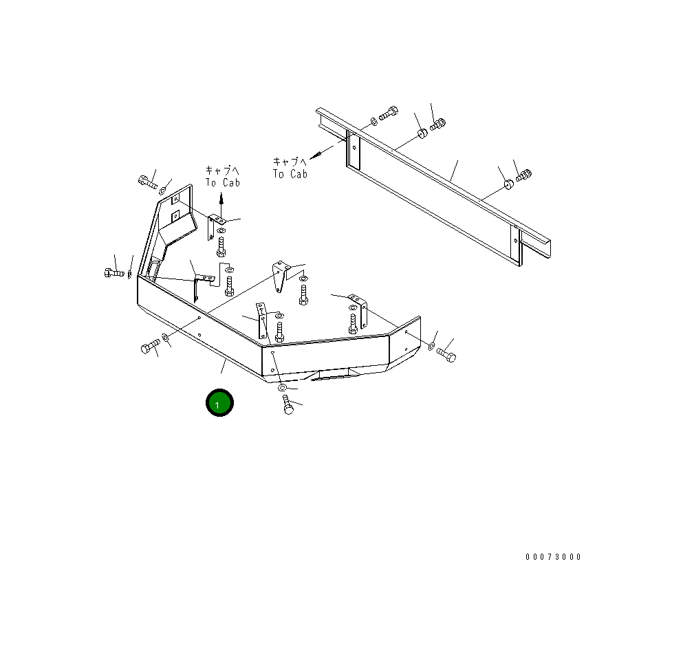Крышка 426-54-32632  Komatsu