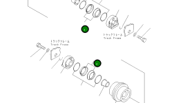 Кольцо 120-30-12162 Komatsu