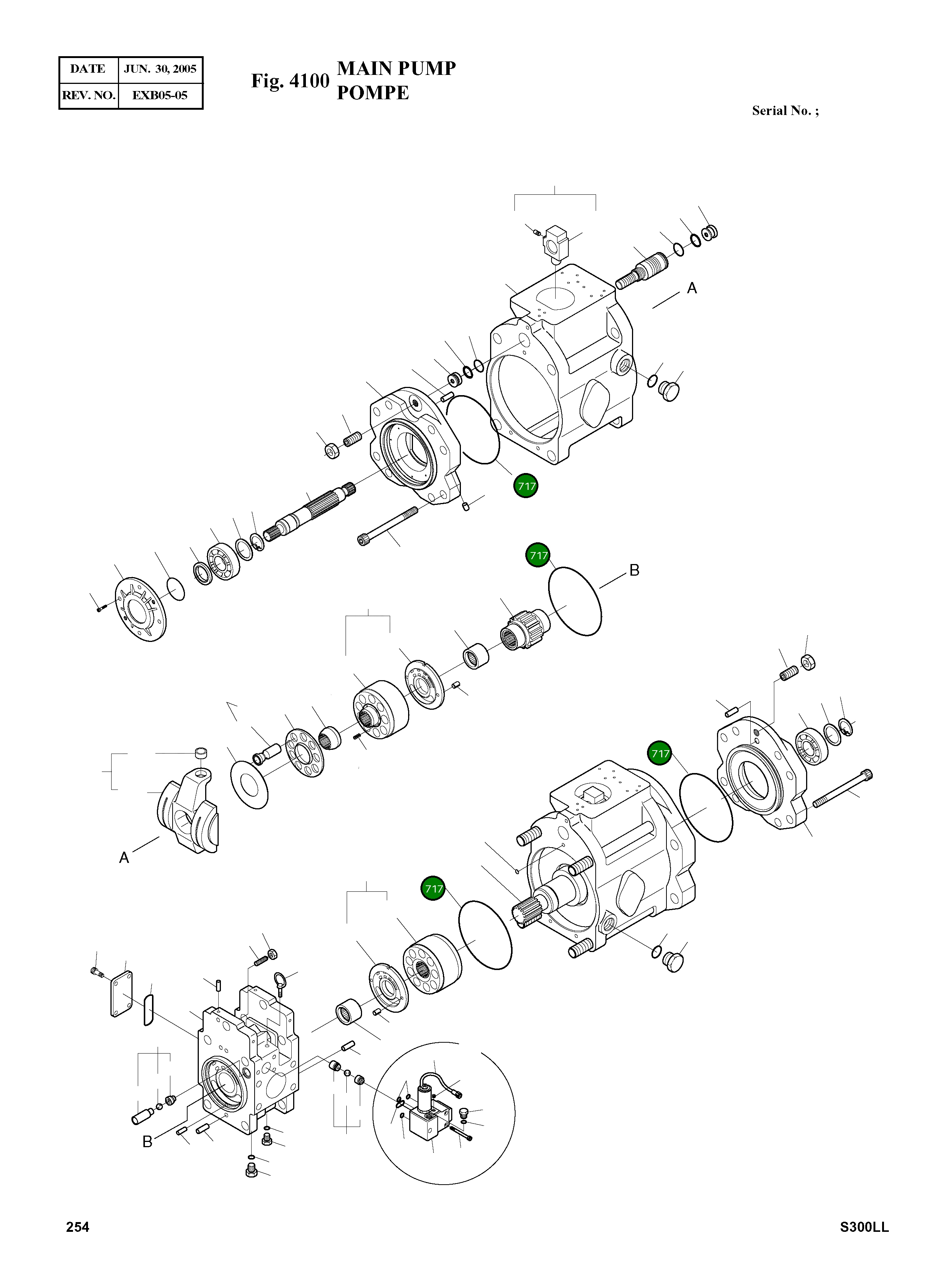 Кольцо уплотнительное (O-Ring) OORBG145 Komatsu
