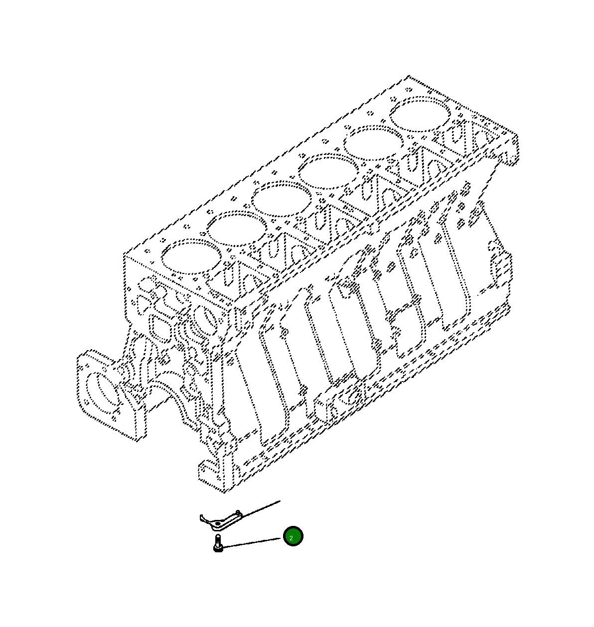 Болт 1294 027 H2 Komatsu