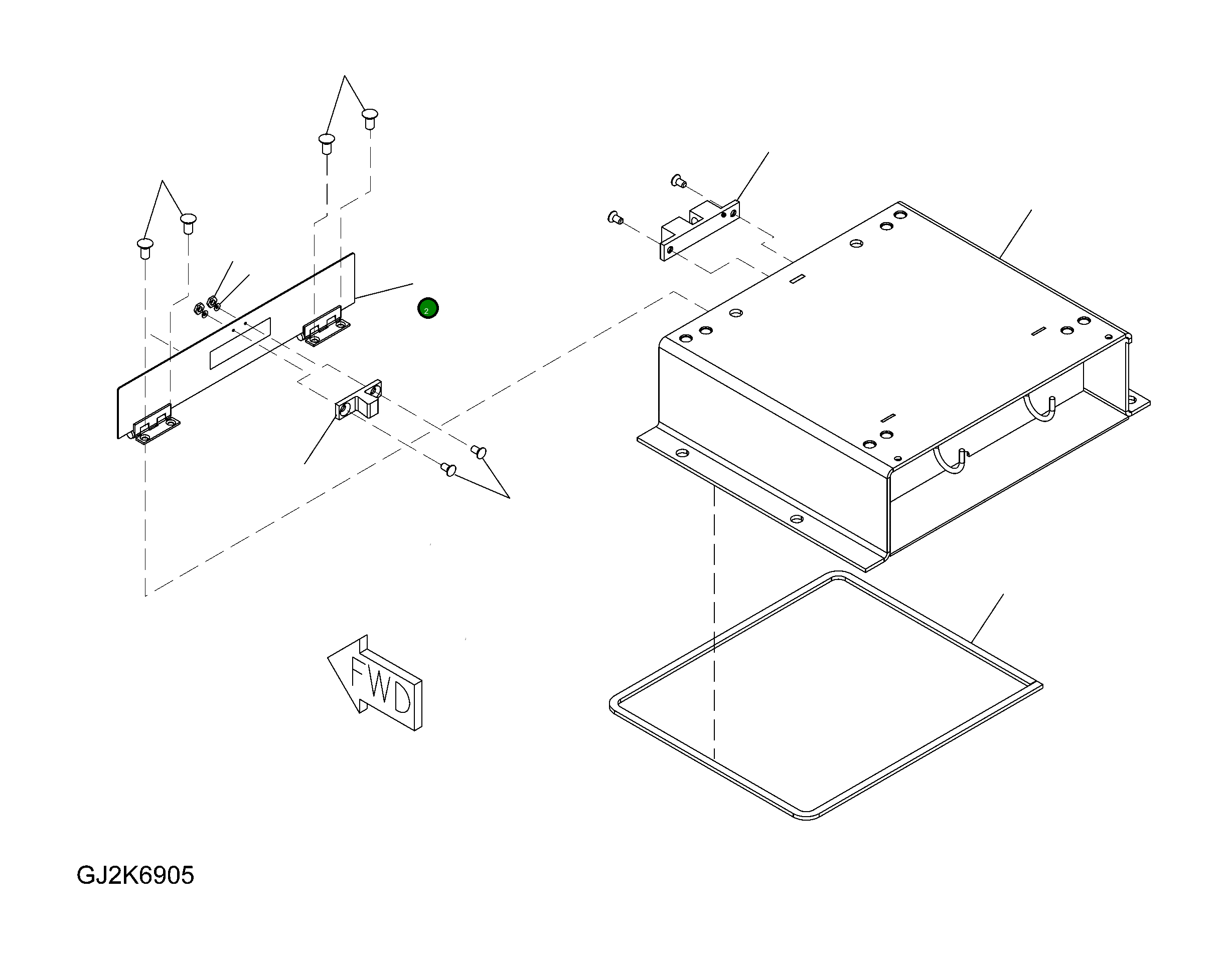 Крышка 418-56-H1410 Komatsu