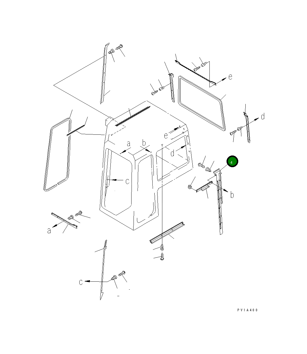 Крышка 19M-979-5541  Komatsu