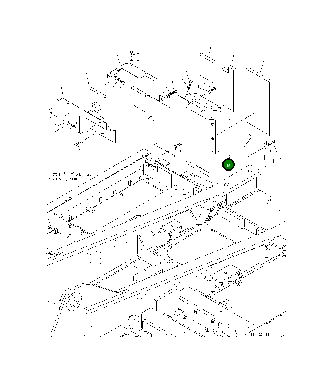 Крышка 207-54-76512 Komatsu