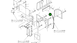 Крышка 209-54-78610 Komatsu