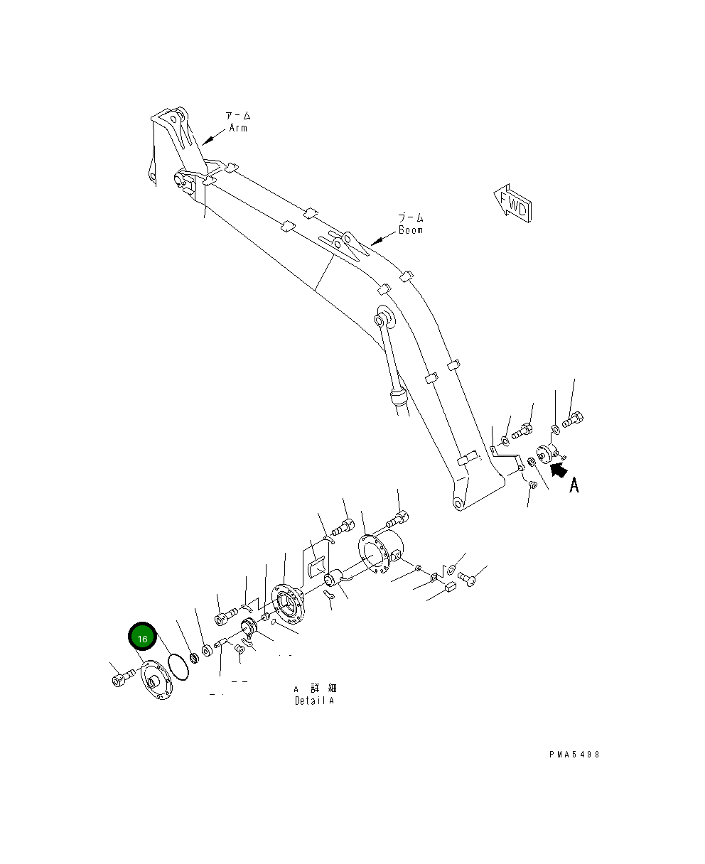 Крышка 20Y-06-22340 Komatsu