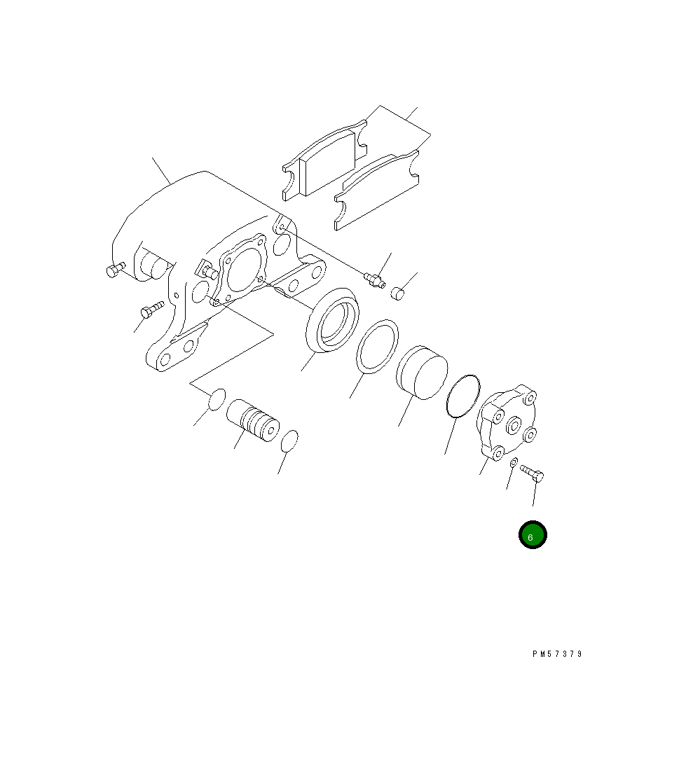 Болт 273-32-61260 Komatsu
