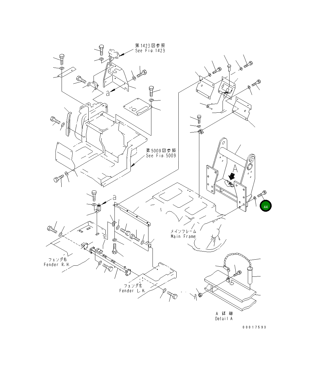 Болт 01010-53380 Komatsu