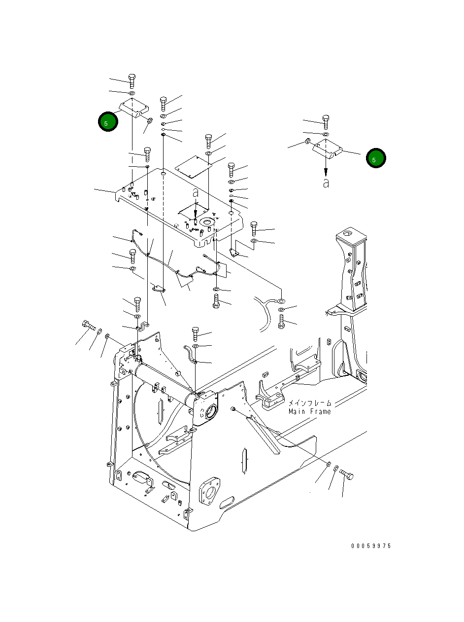 Крышка 17A-06-42550 Komatsu