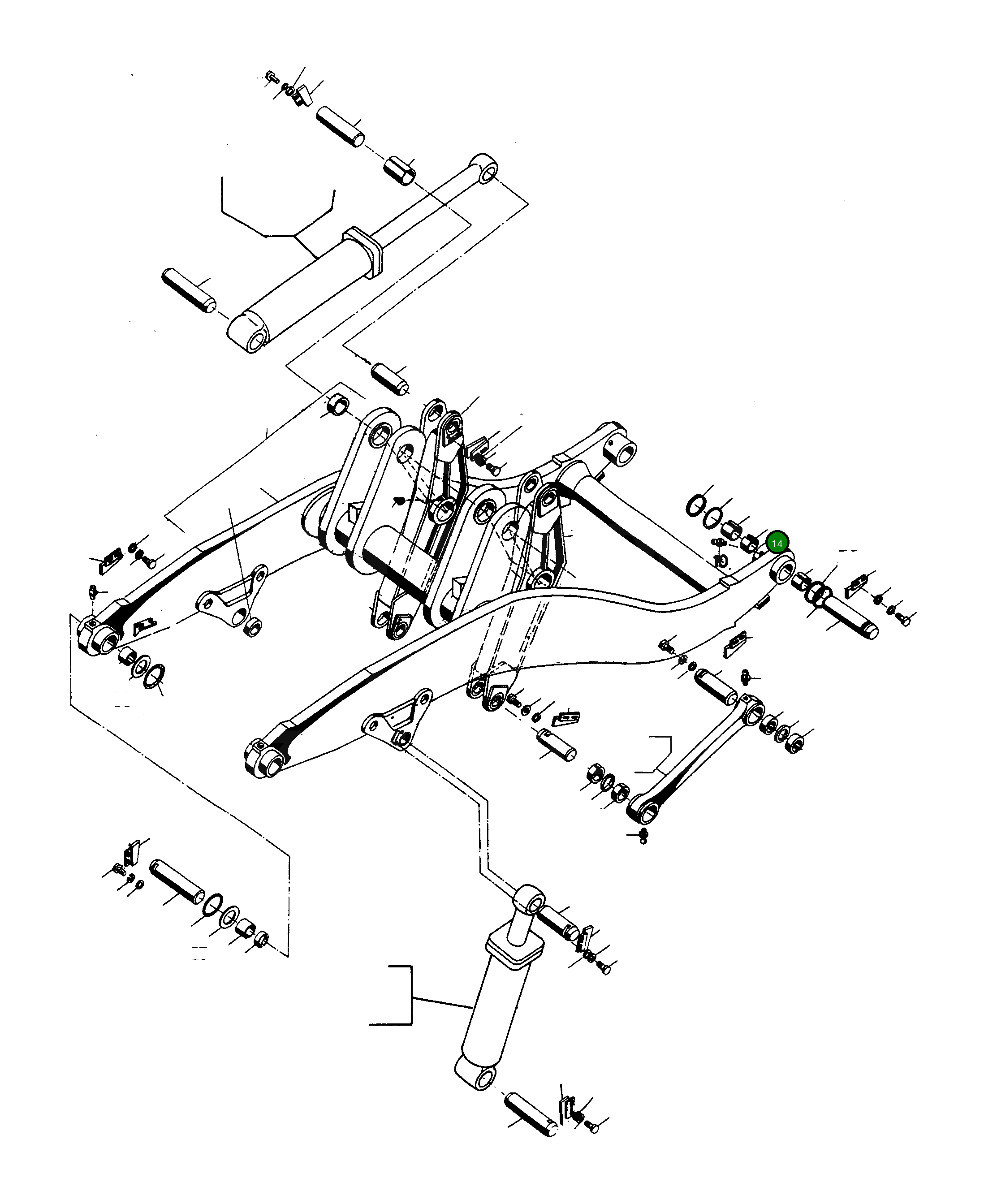 Кольцо 2947342M1 Komatsu