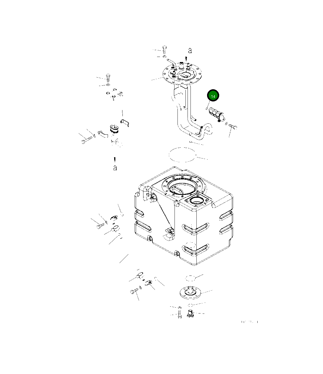 Кольцо уплотнительное (O-Ring) 208-01-21440 Komatsu