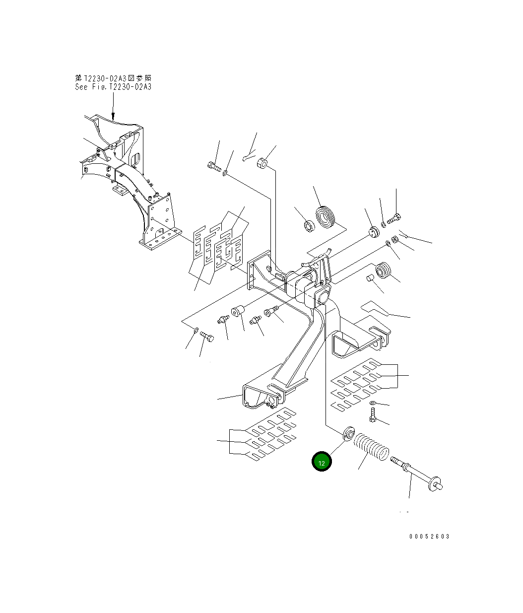 Крышка 176-76-29130 Komatsu