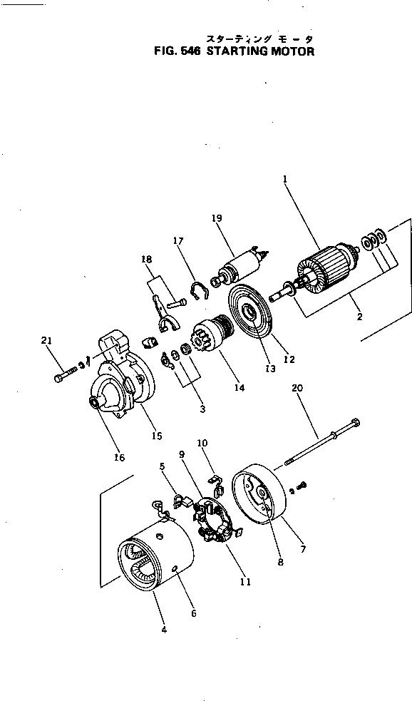 Болт YMX-21204810 Komatsu