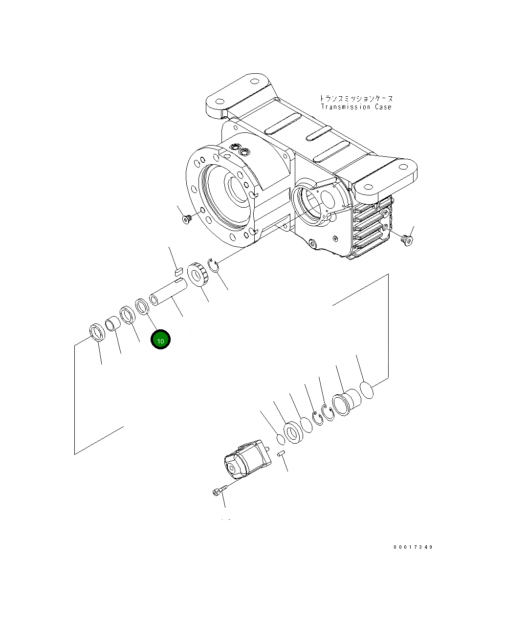 Кольцо 20K-14-31980 Komatsu