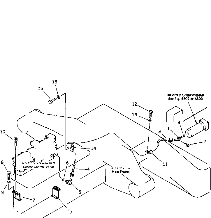 Болт 01252-30875  Komatsu