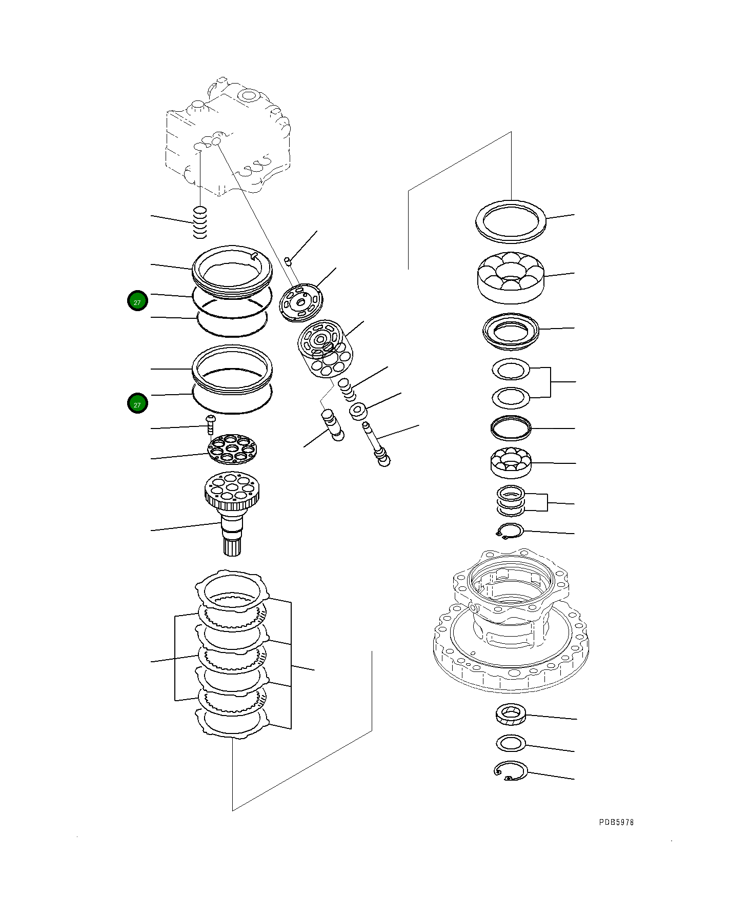 Кольцо уплотнительное (O-Ring) 706-7G-91530 Komatsu