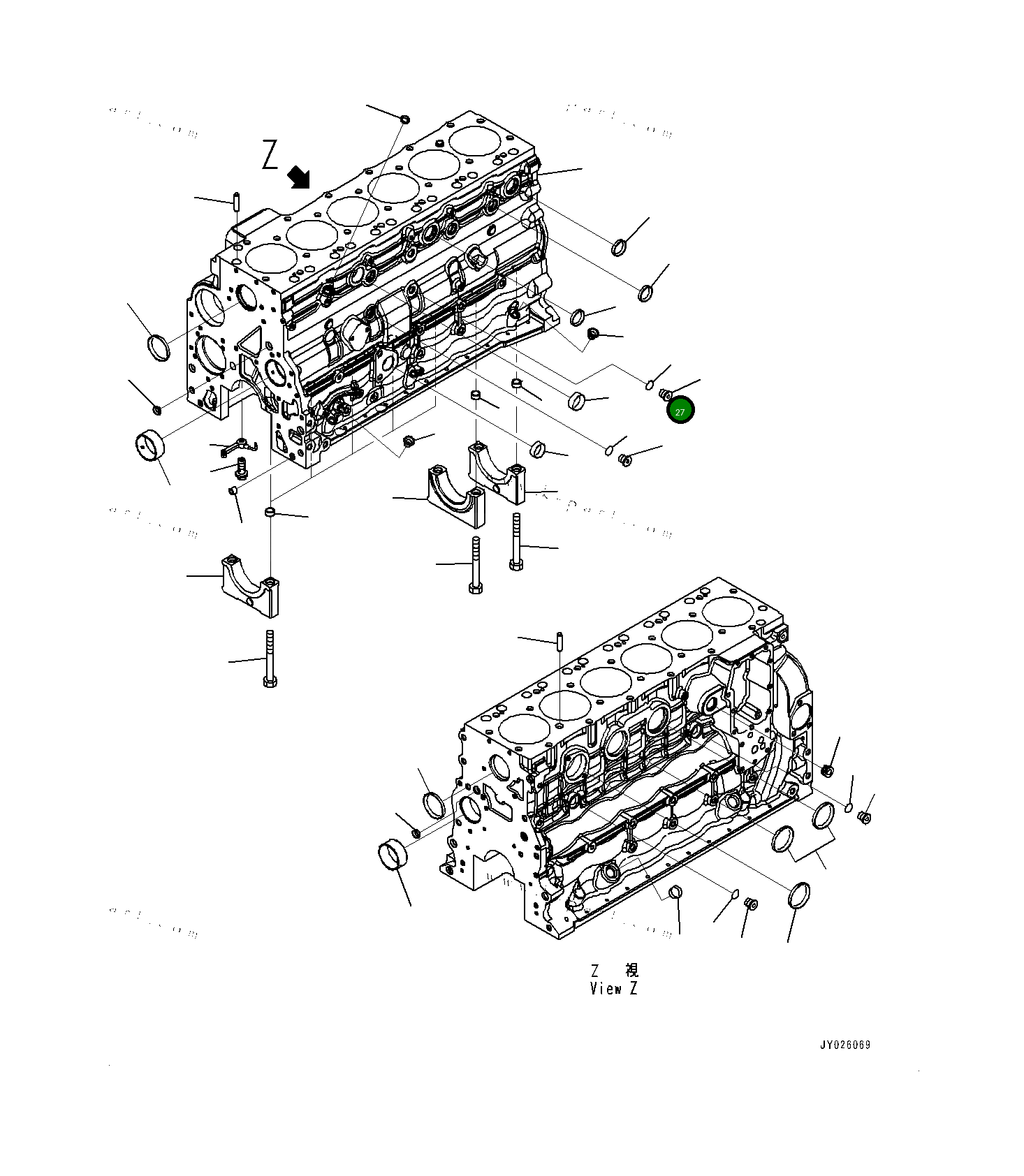 Кольцо уплотнительное (O-Ring) 6735211930 Komatsu