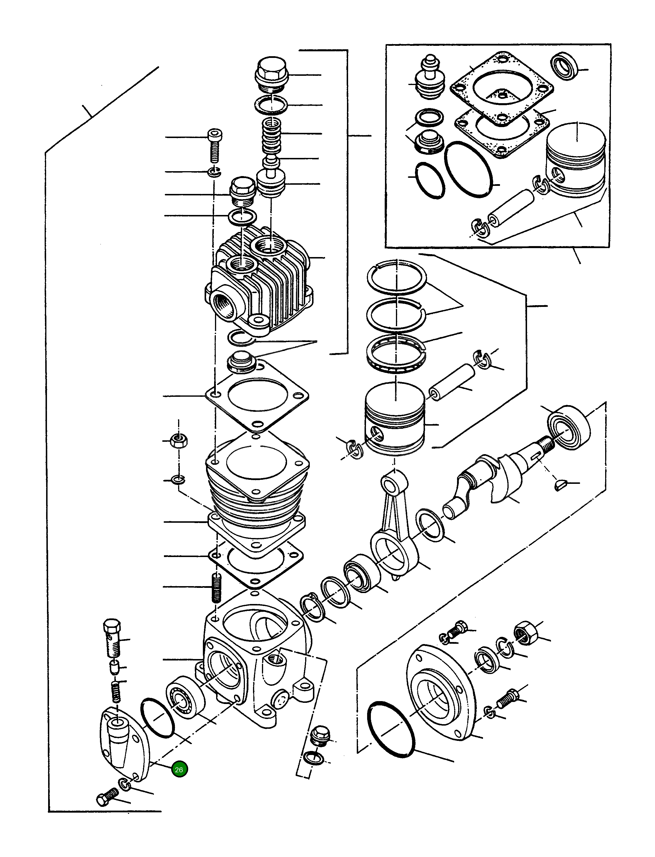 Крышка 2964990M1 Komatsu