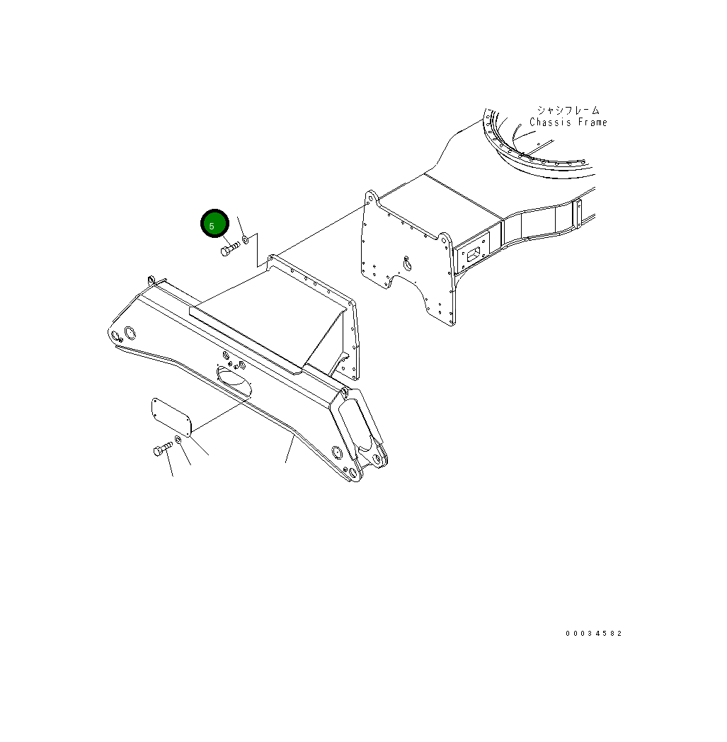 Болт 01010-B2065 Komatsu