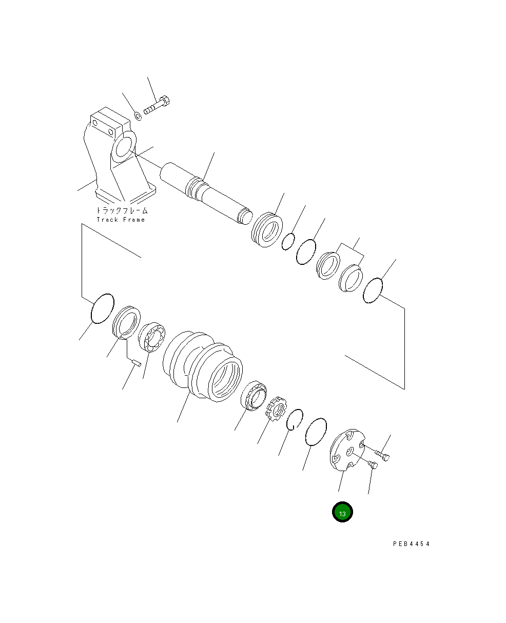 Крышка 209-30-14440 Komatsu