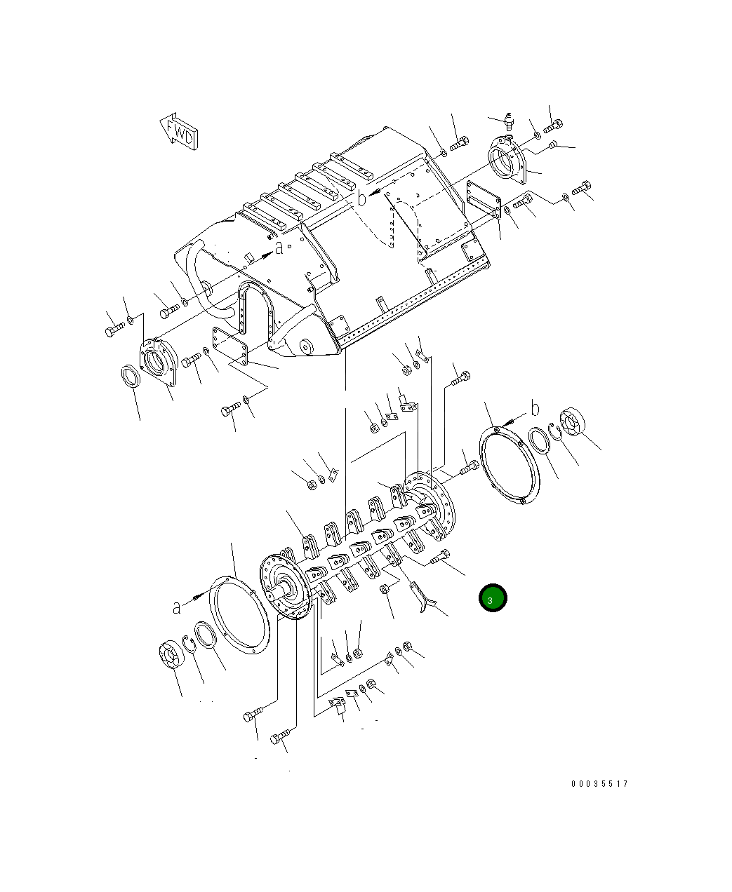 Болт FF3819-70131 Komatsu