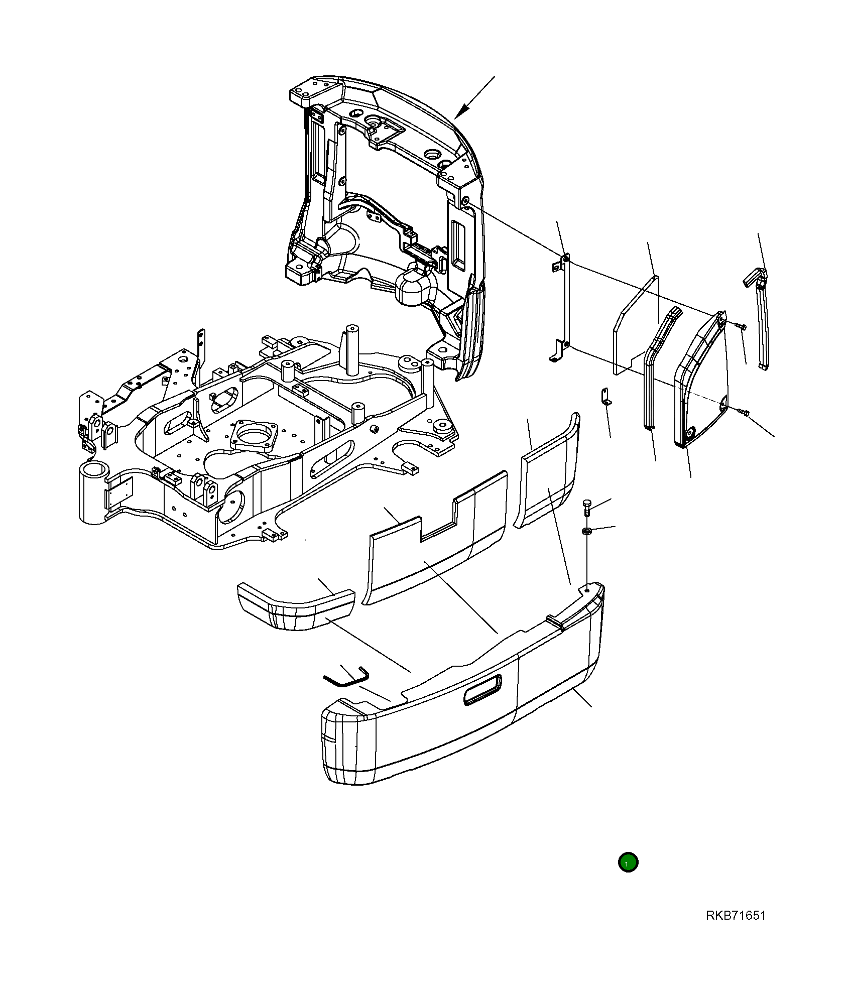 Крышка 20W-54-92112  Komatsu