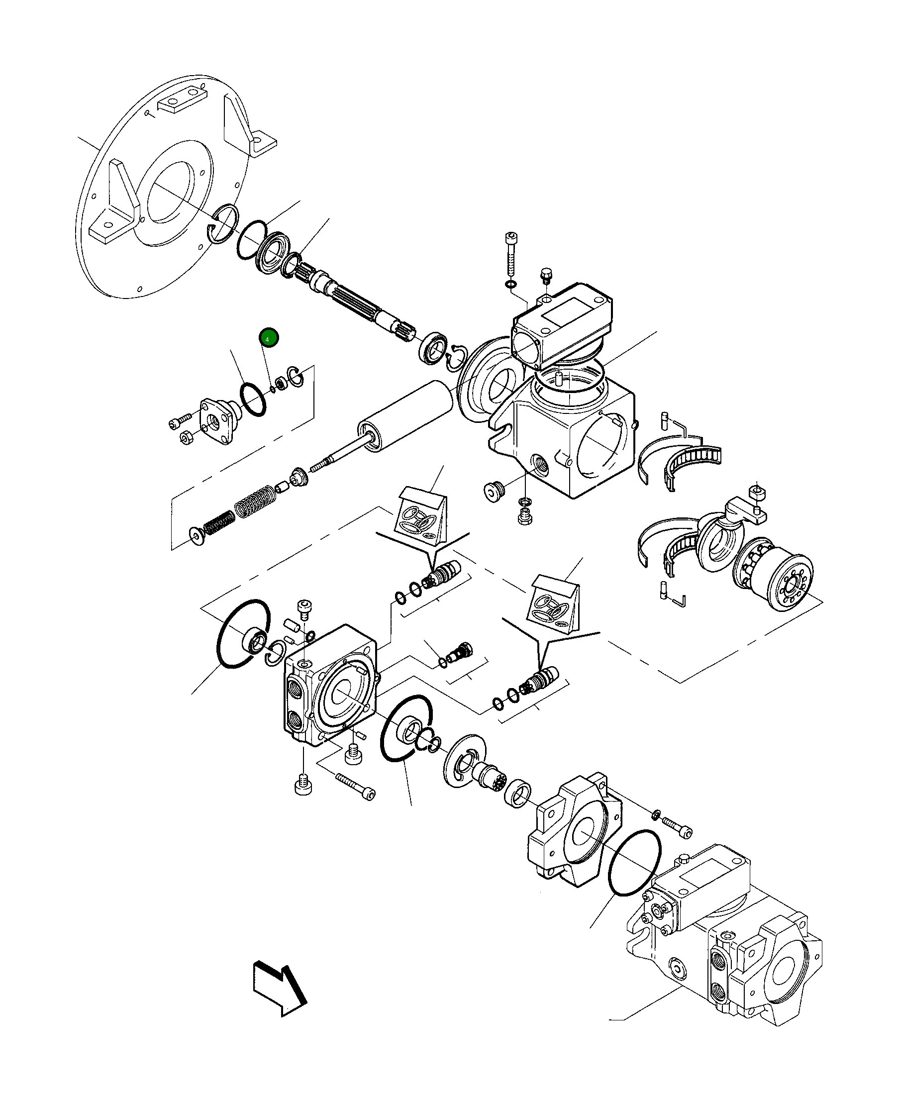 Кольцо уплотнительное (O-Ring) 840225166 Komatsu