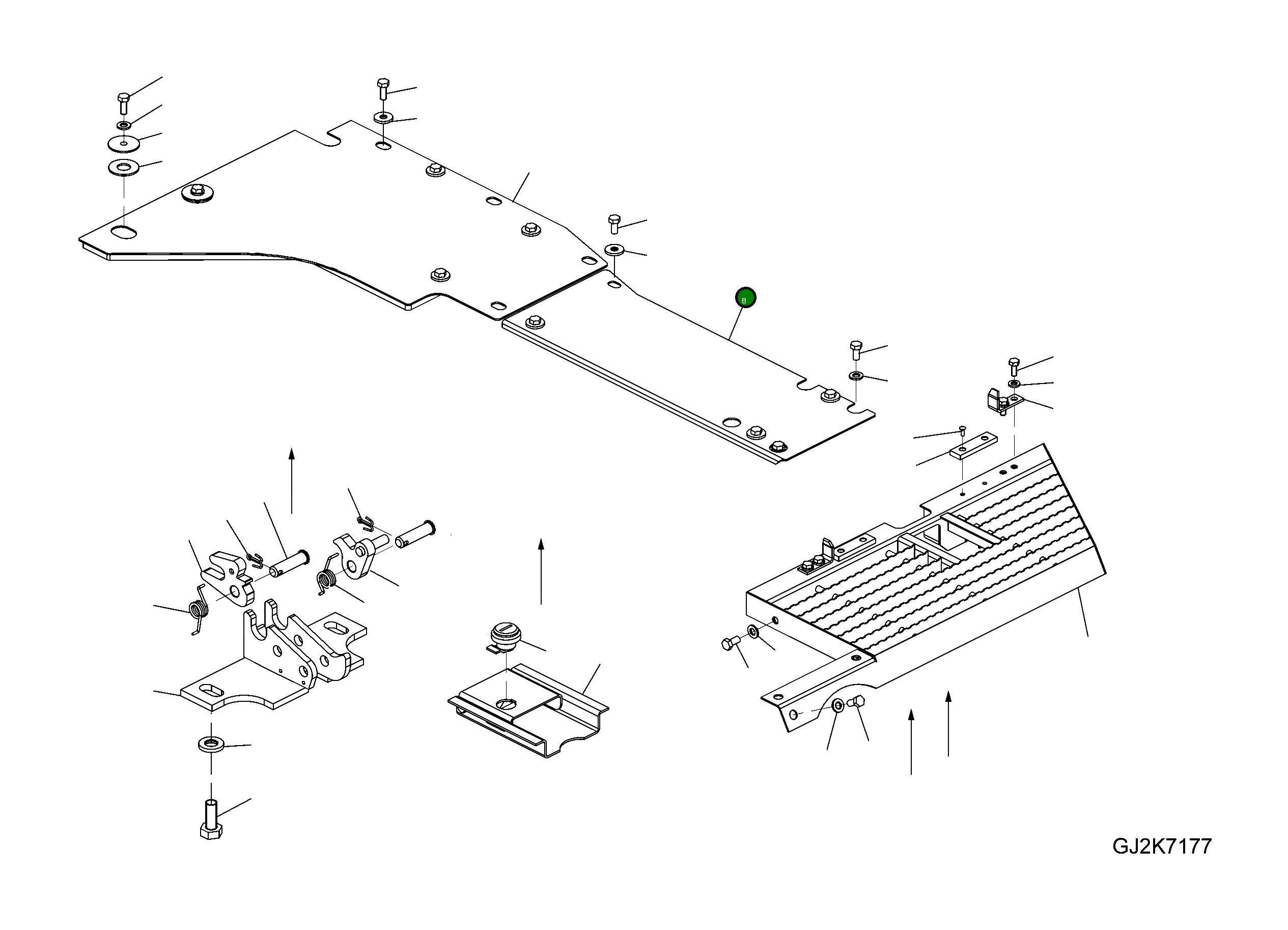 Крышка 20E-54-31720 Komatsu