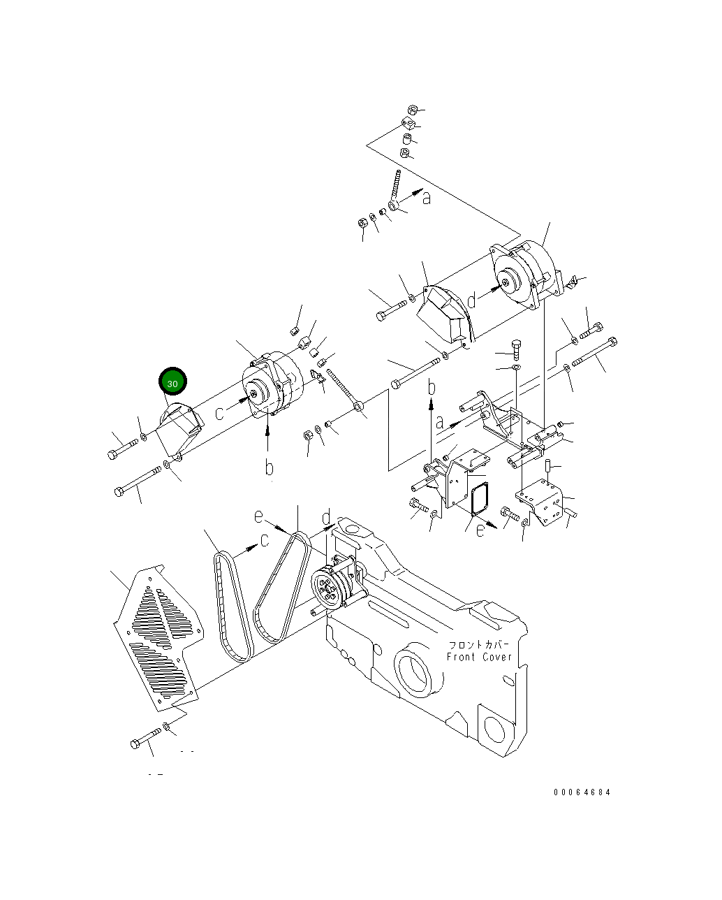 Крышка 6219-81-6230  Komatsu