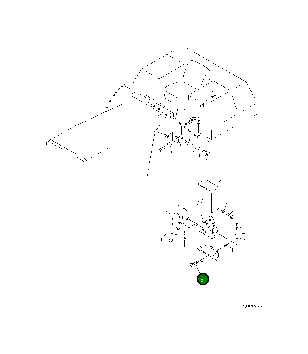 Болт 01018-32090 Komatsu