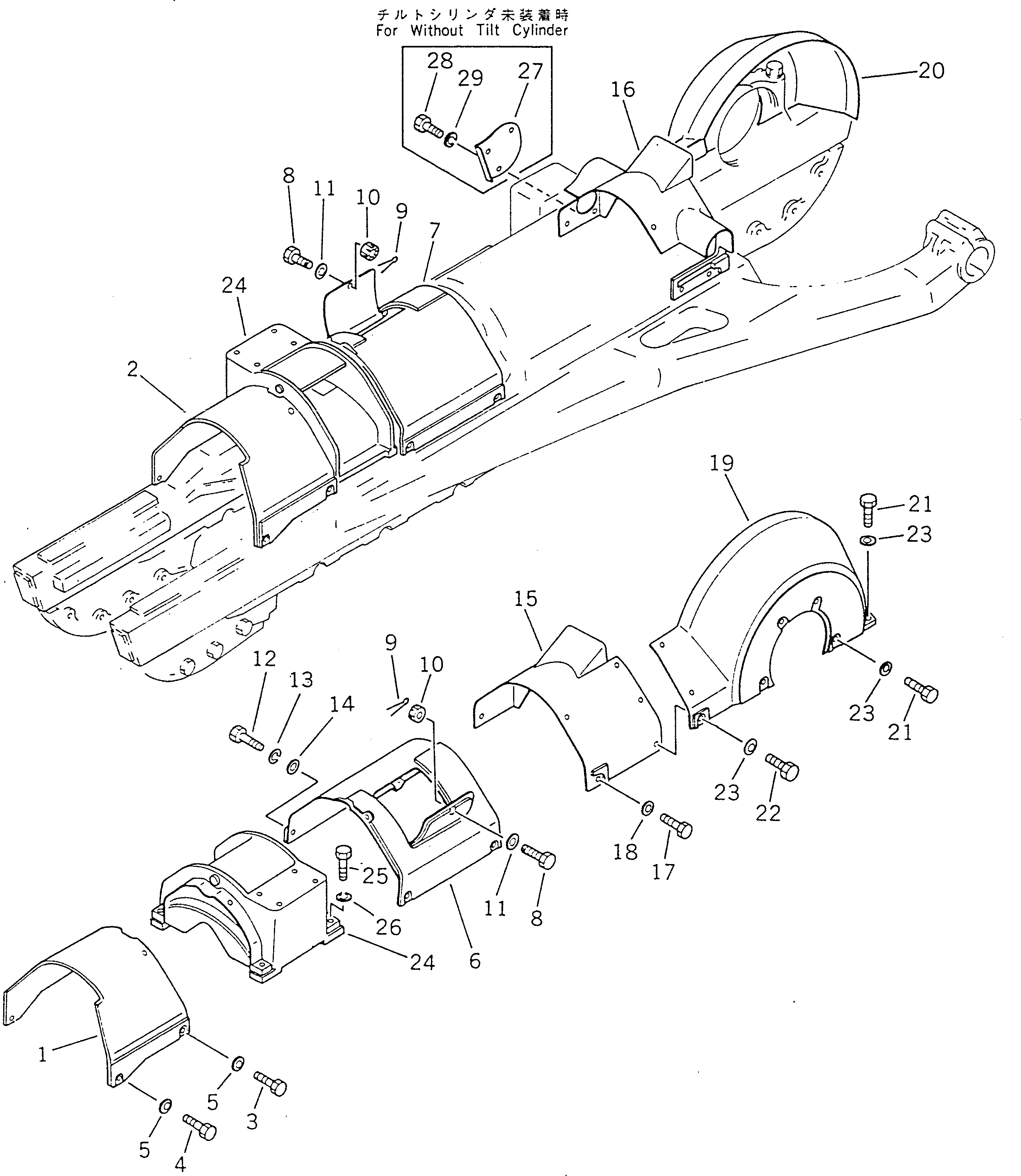 Болт 01011-32230  Komatsu
